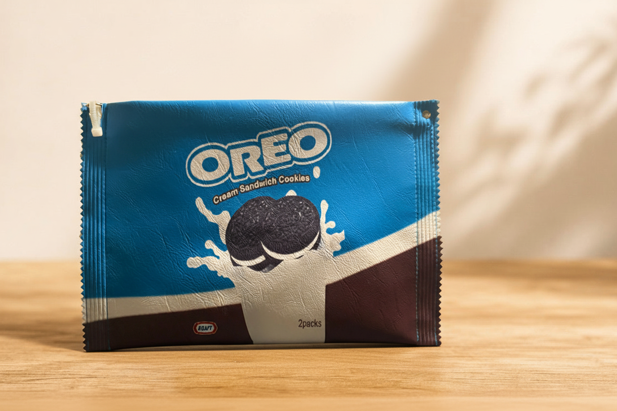 Oreo Bag with Lays background