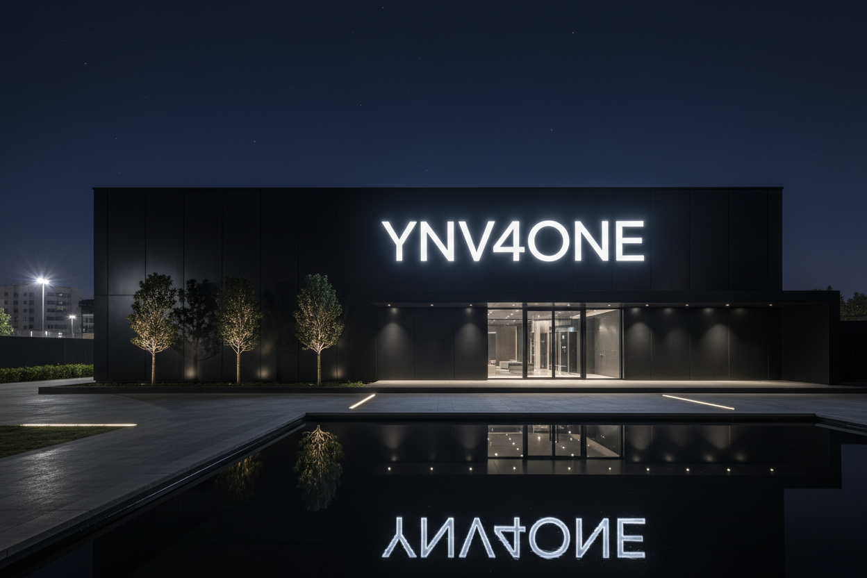 YNV4ONE Black Building